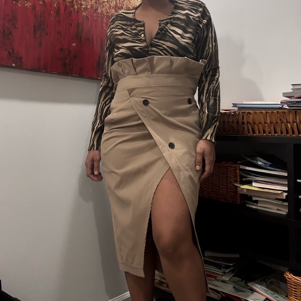 Front wrap skirt